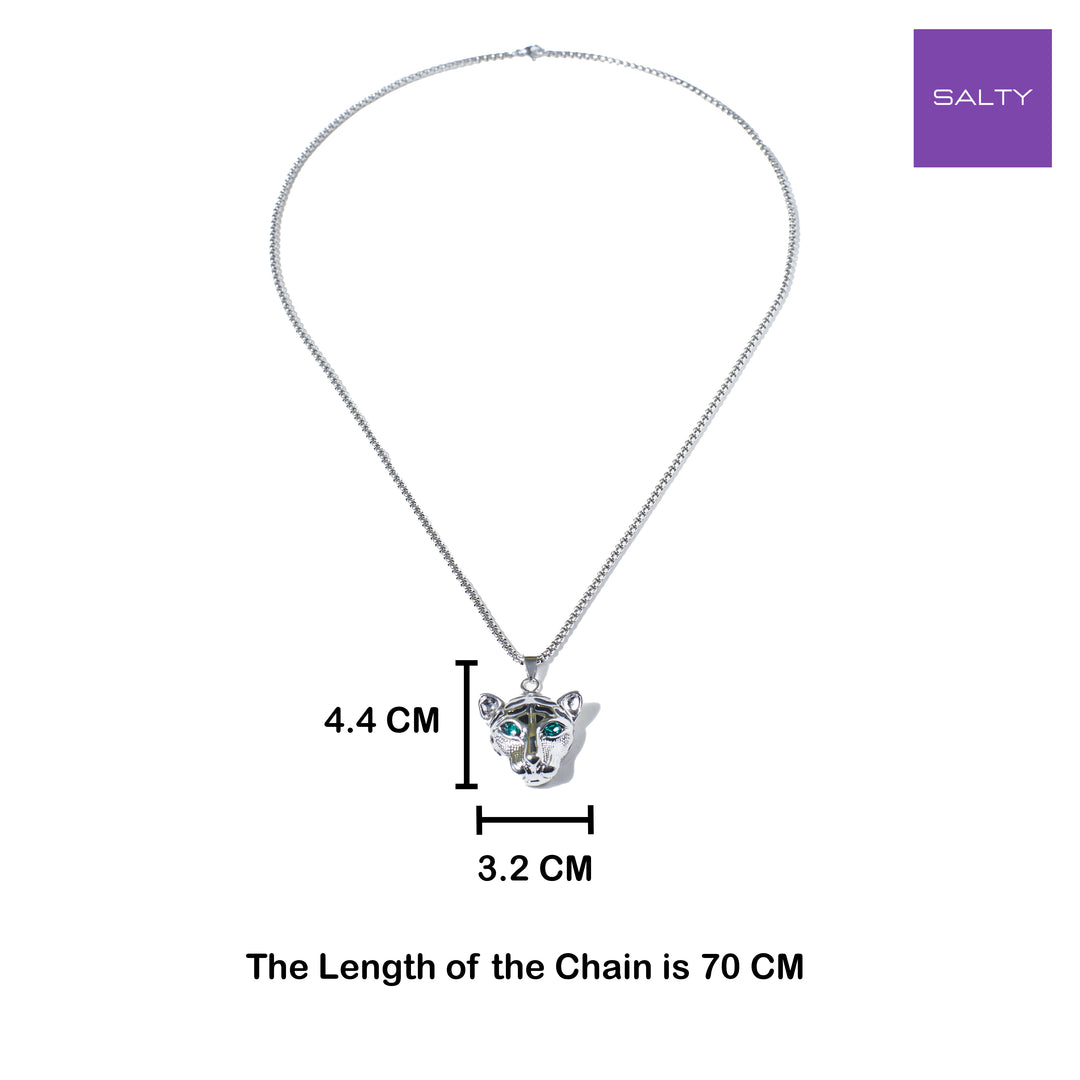 Jungle King Silver Pendant