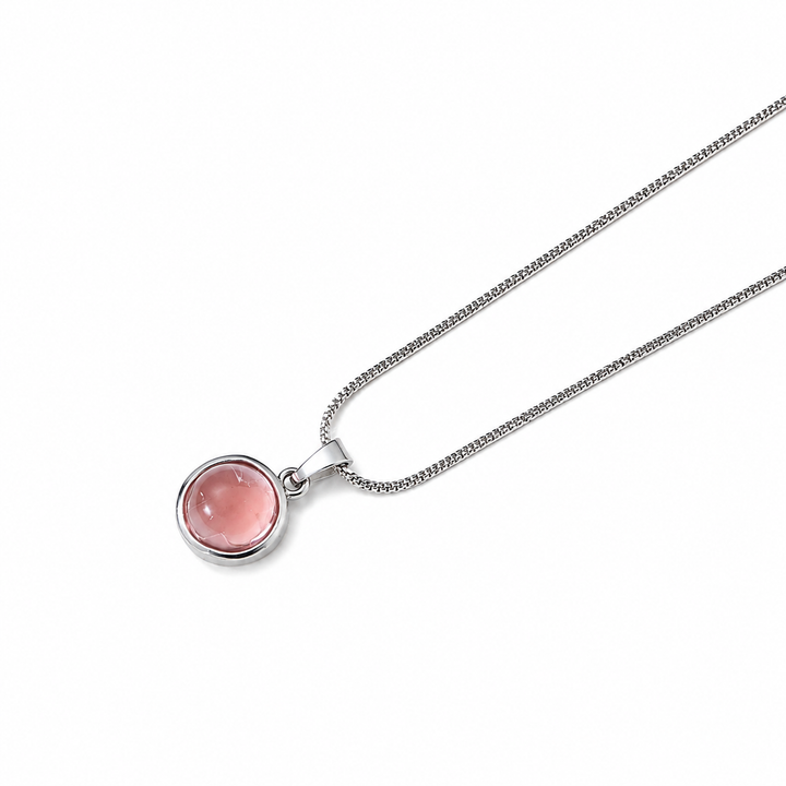 Moon Stone Healing Silver Chain