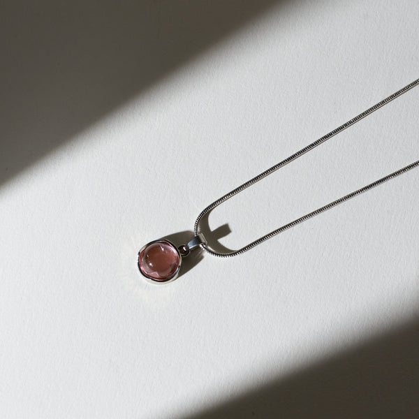 Moon Stone Healing Silver Chain