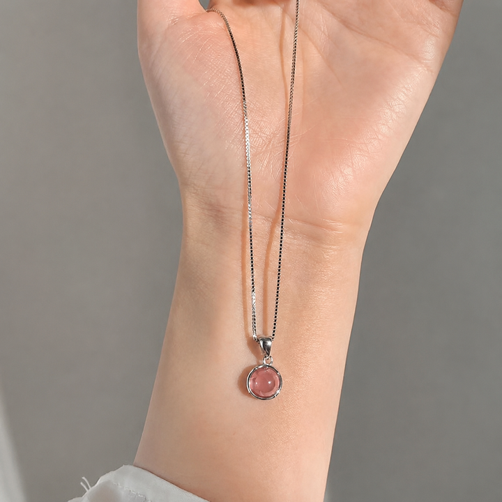 Moon Stone Healing Silver Chain