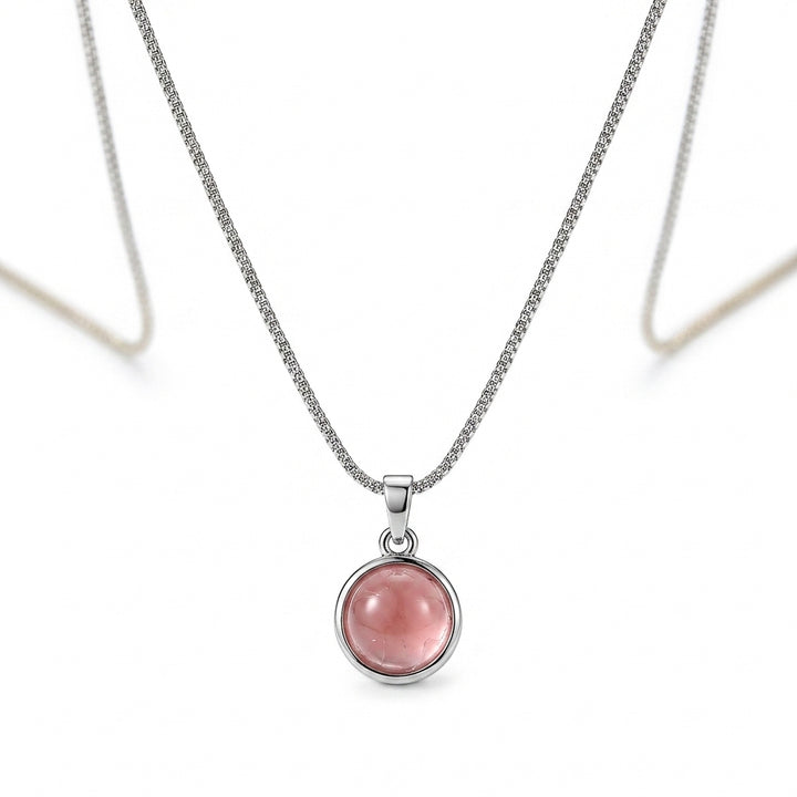 Moon Stone Healing Silver Chain
