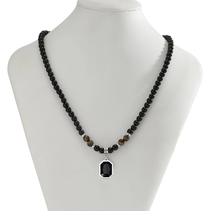 Black Magic Beads Necklace | Salty