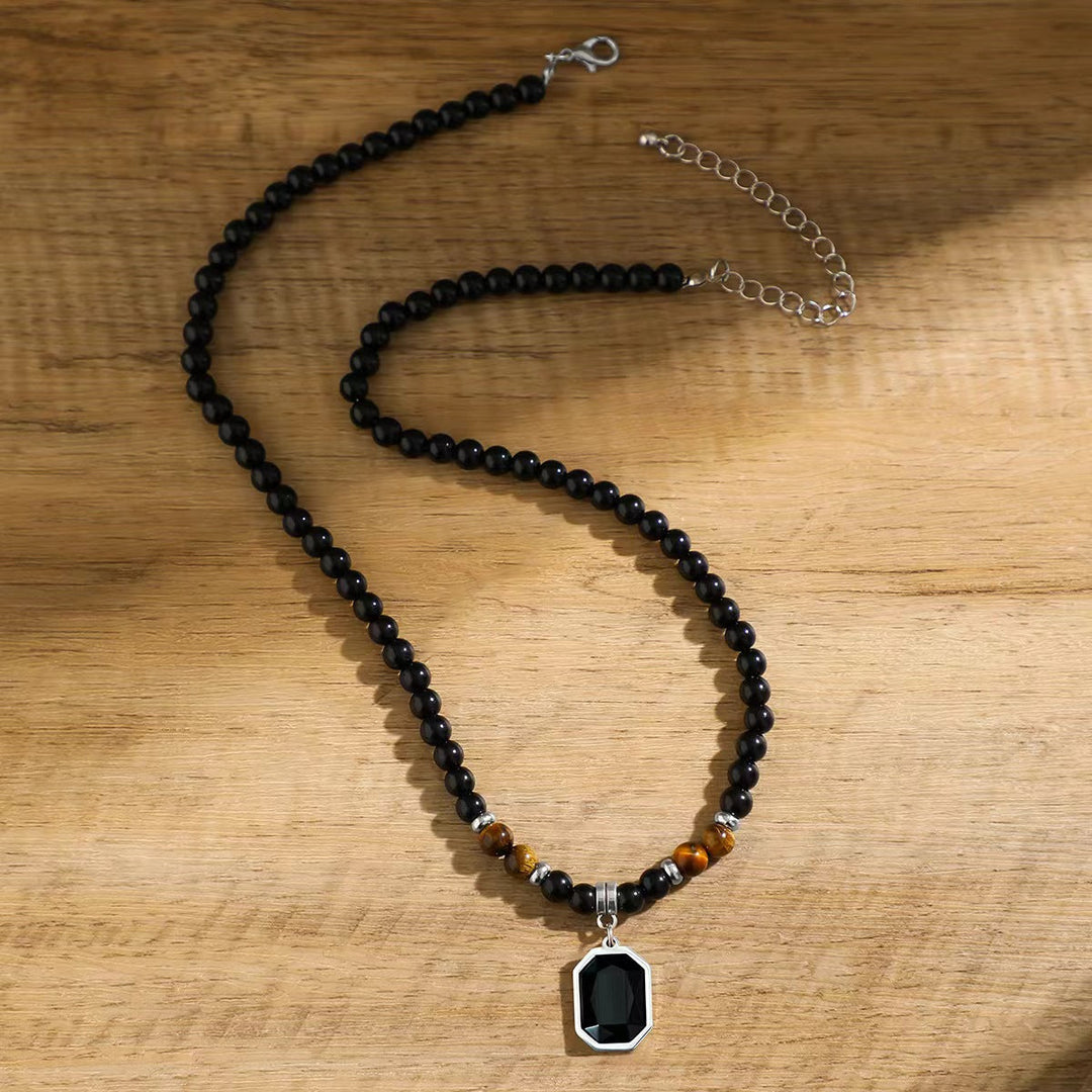 Black Magic Beads Necklace - Salty Accessories