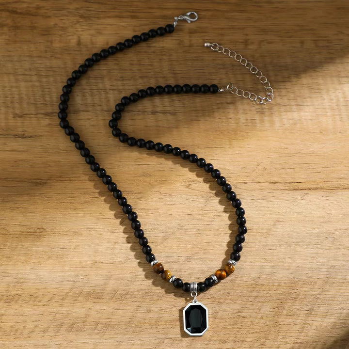 Black Magic Beads Necklace - Salty Accessories