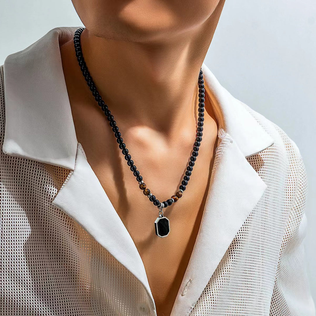 Black Magic Beads Necklace - Salty Accessories