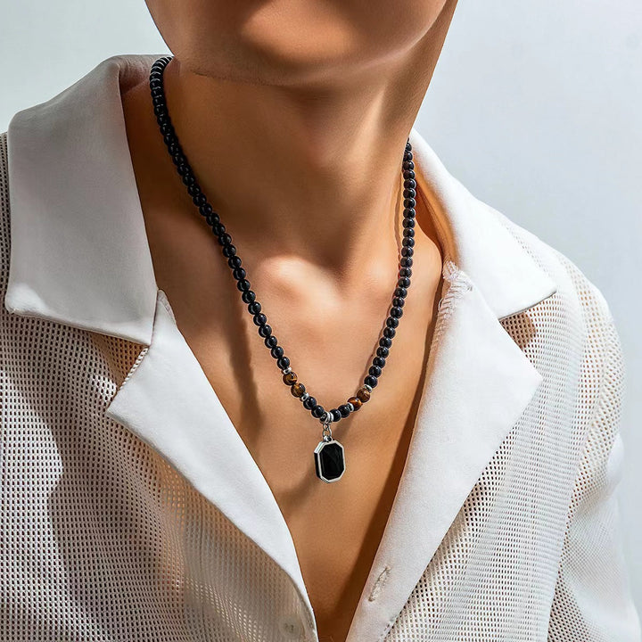 Black Magic Beads Necklace - Salty Accessories