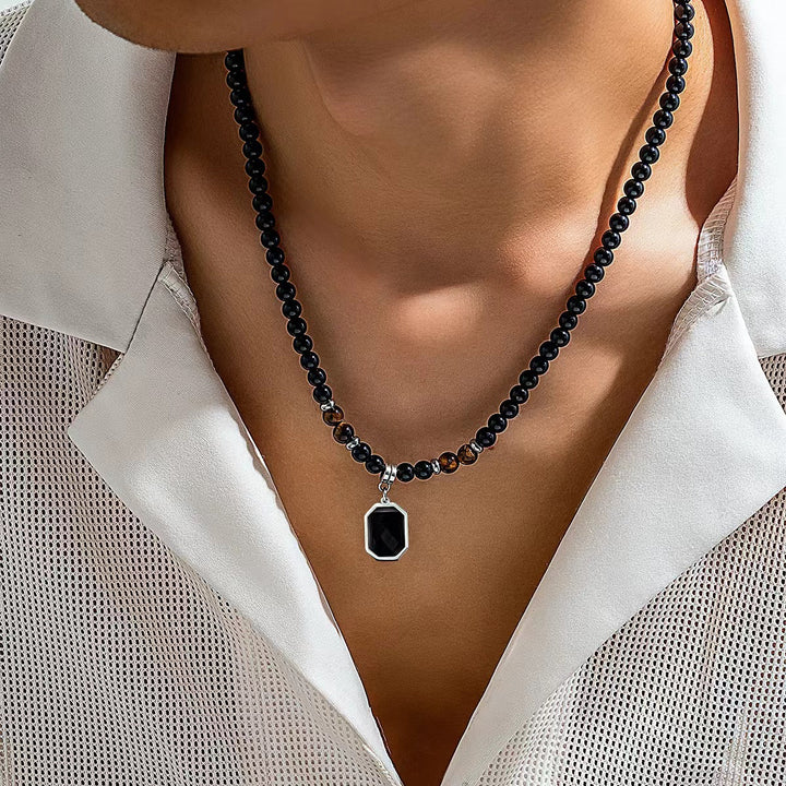 Black Magic Beads Necklace - Salty Accessories