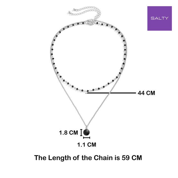 Knight's Elegance Layered Necklace
