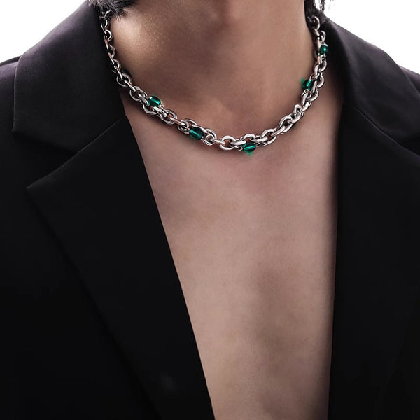Nautical Green Bead Chain