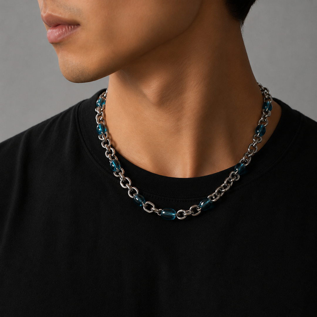 Nautical Blue Bead Chain