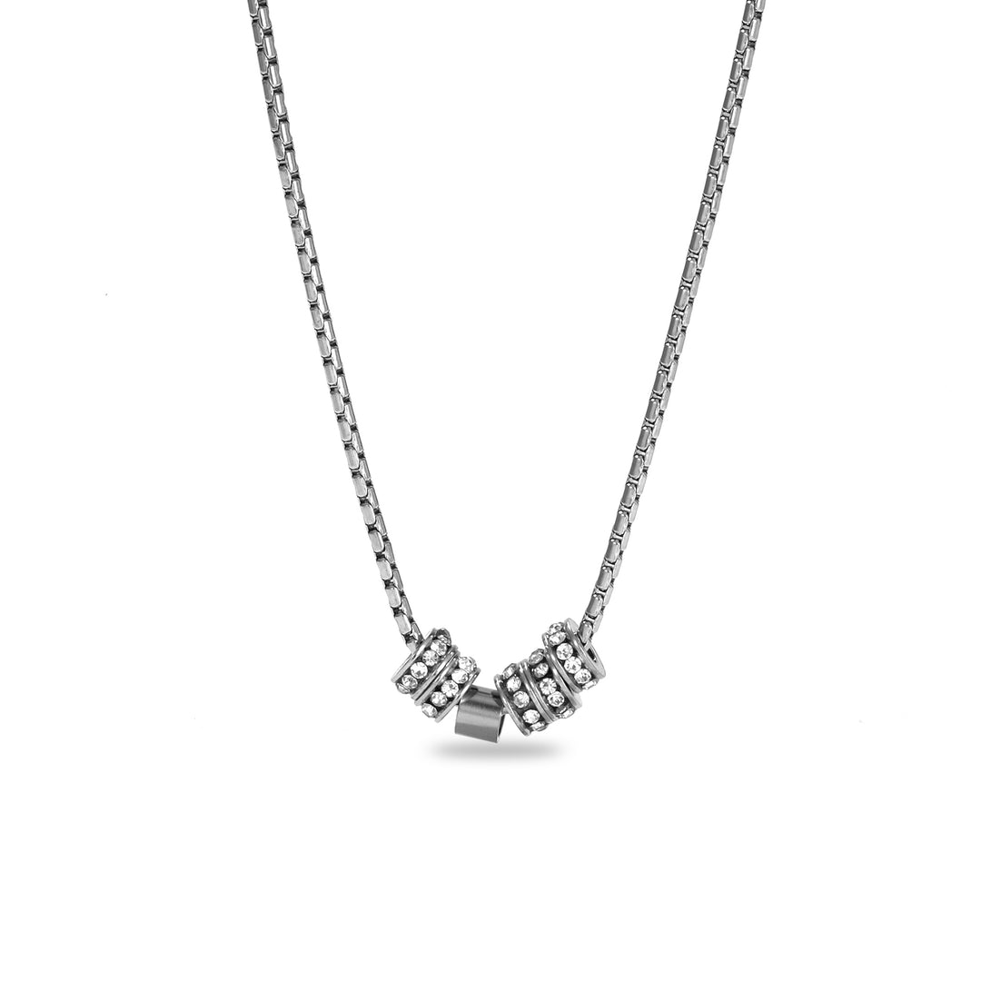 Twinkling Rings Silver Chain