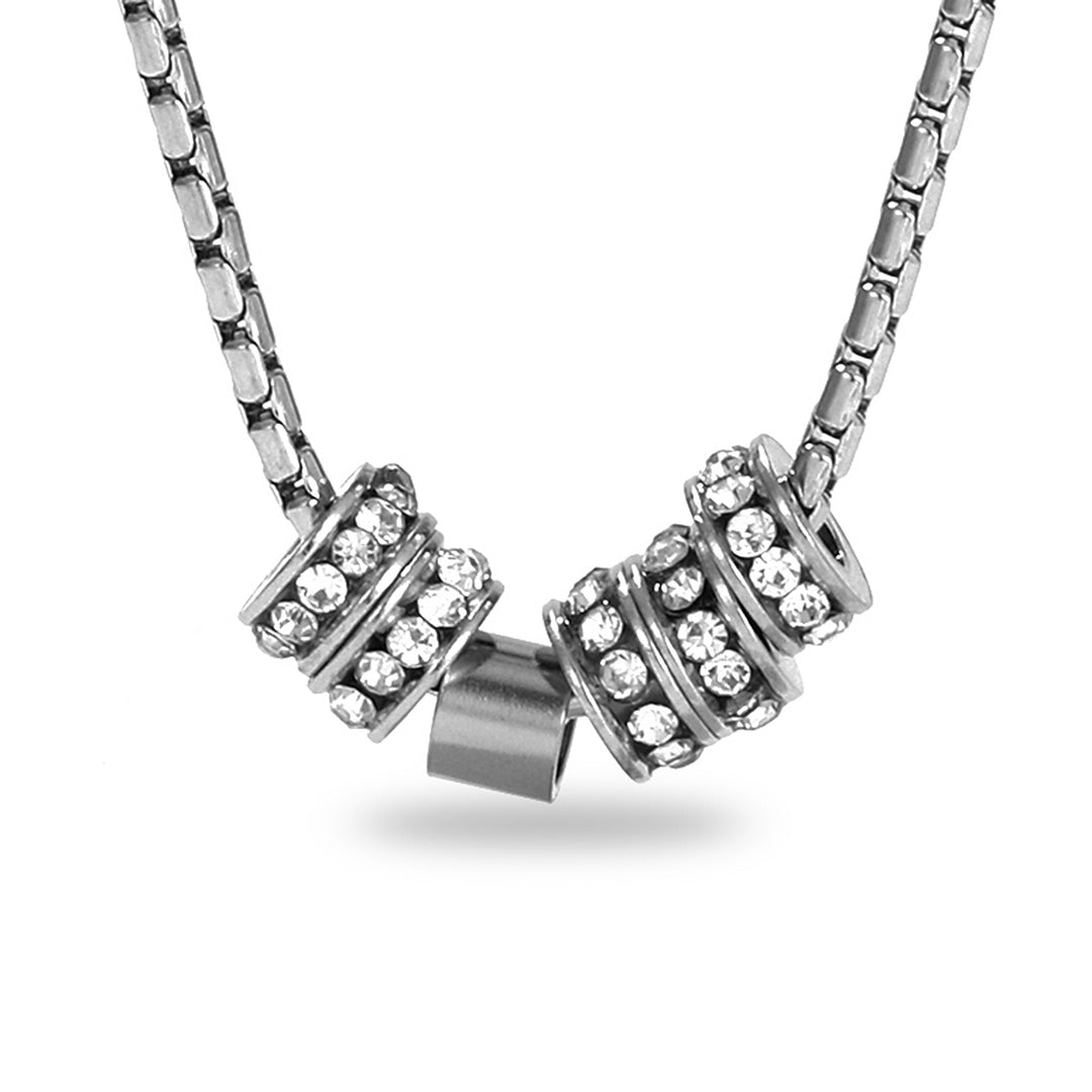 Twinkling Rings Silver Chain