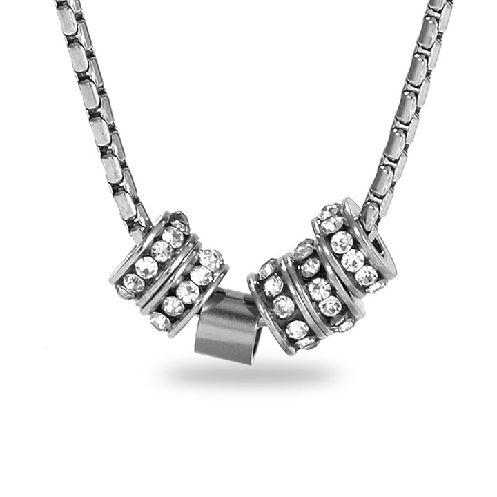 Twinkling Rings Silver Chain