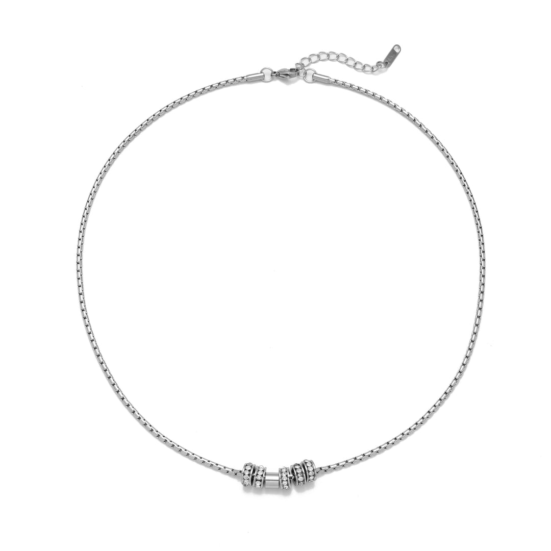 Twinkling Rings Silver Chain