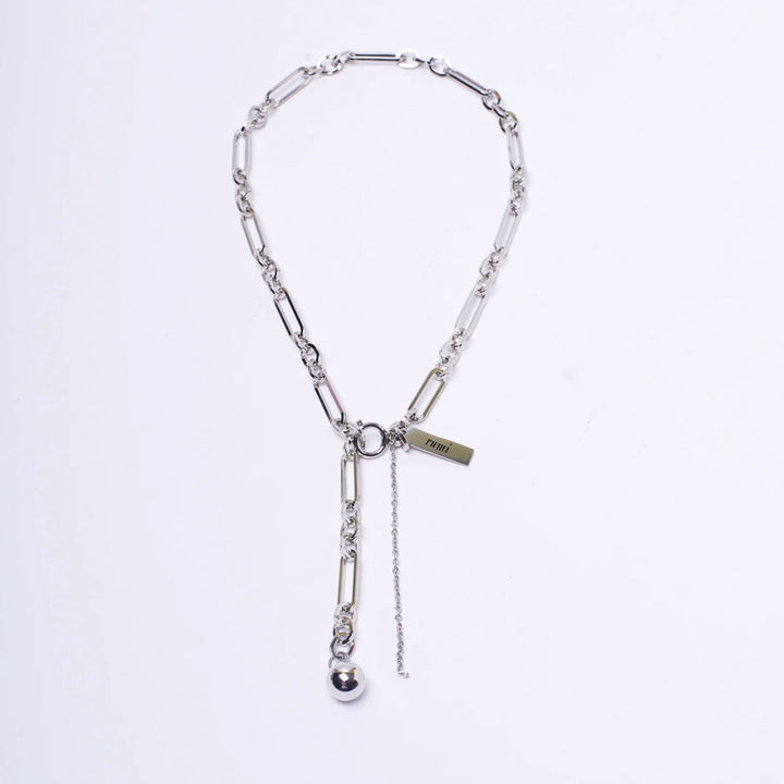 Personalised Sleek Silver Strata Necklace - Salty Accessories