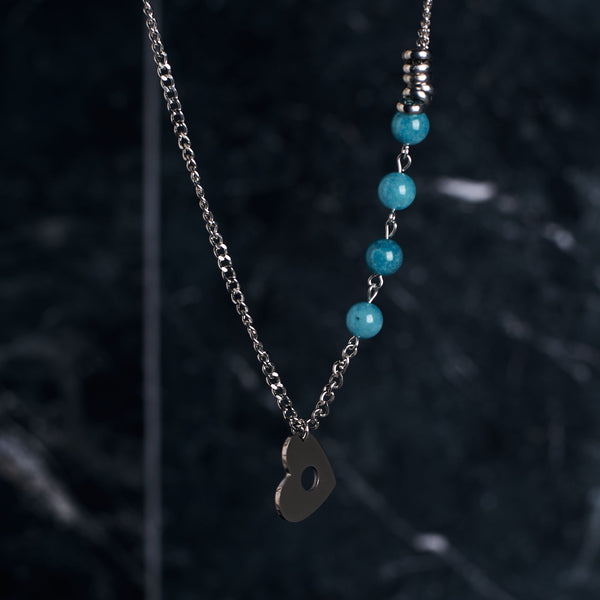 Aqua Allure Charm Necklace