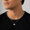 Layered Silver Embrace Necklace