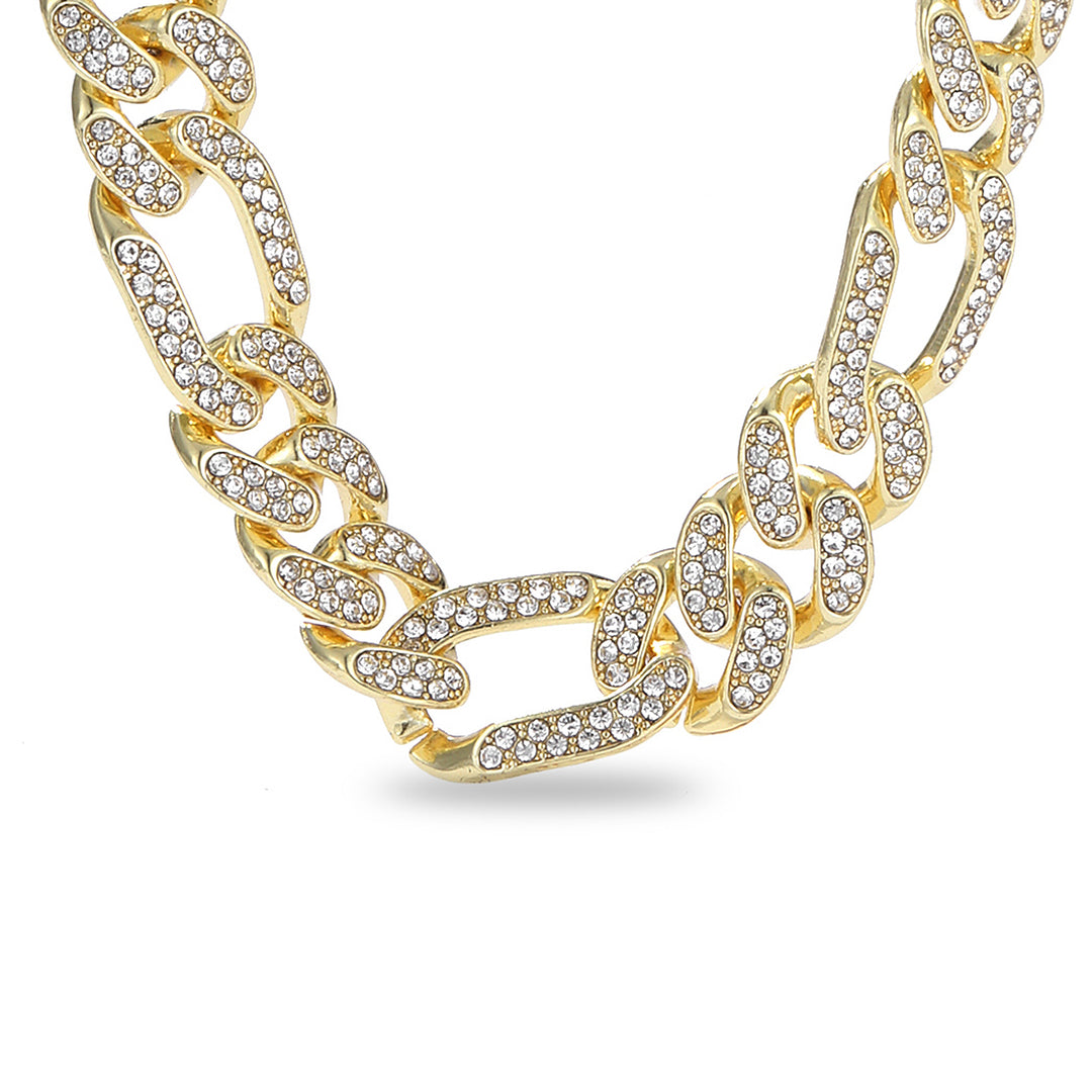 Anarchy Golden Punk Necklace