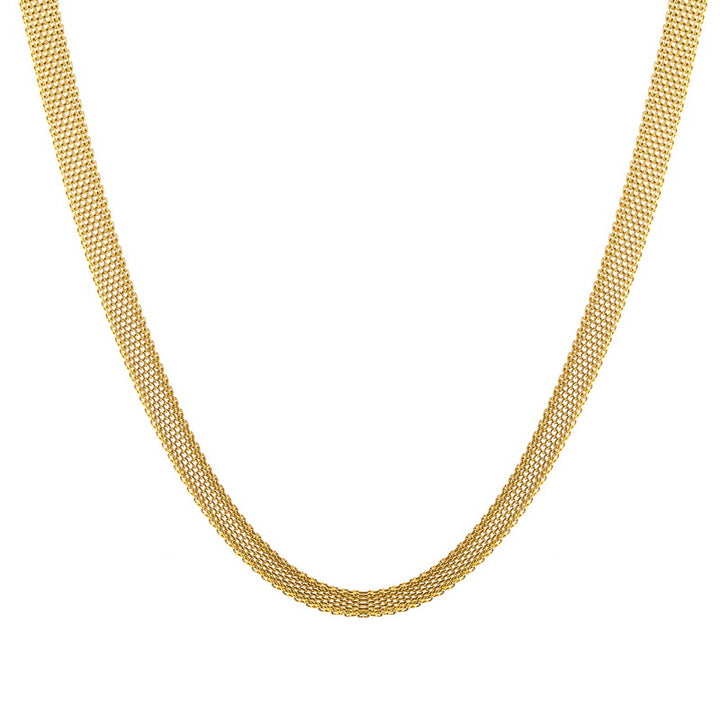 Golden Mesh Necklace