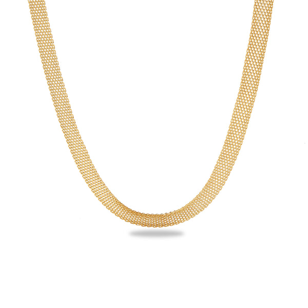 Golden Mesh Necklace
