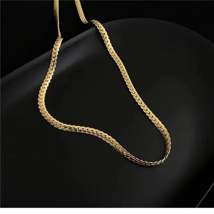 Golden Link Chain Necklace | Salty