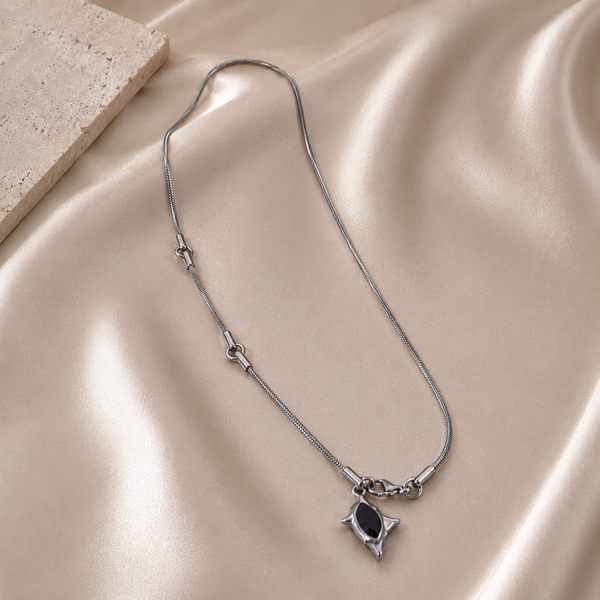 Obsidian Thorn Necklace