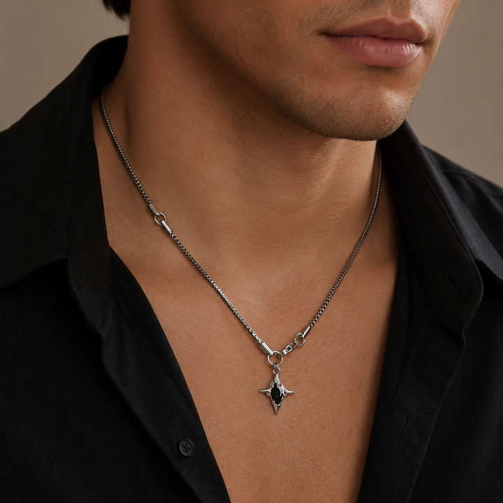Obsidian Thorn Necklace | Salty