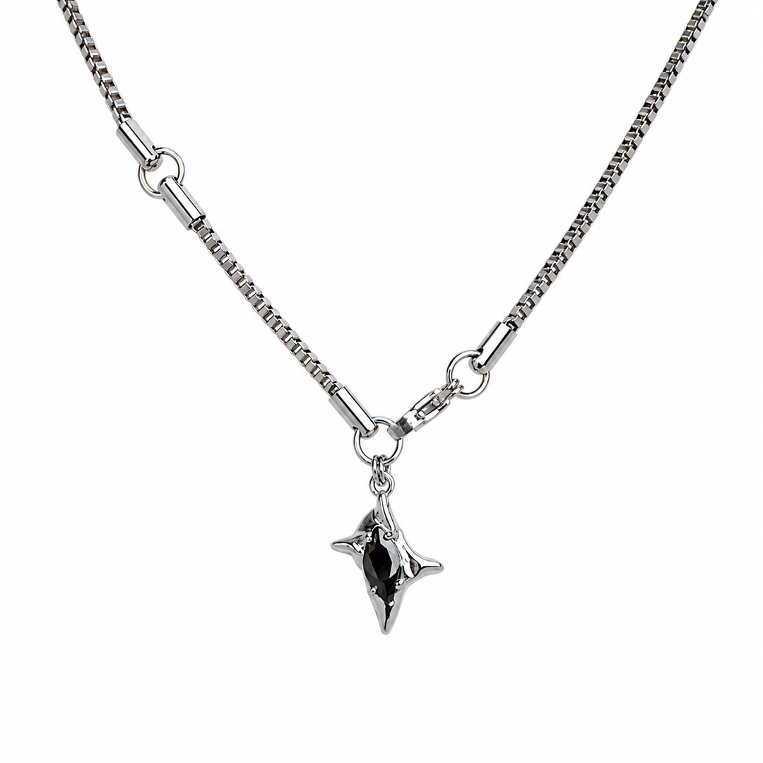 Obsidian Thorn Necklace | Salty
