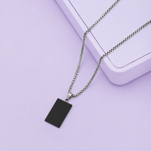 Eclipse Bar Pendant Necklace