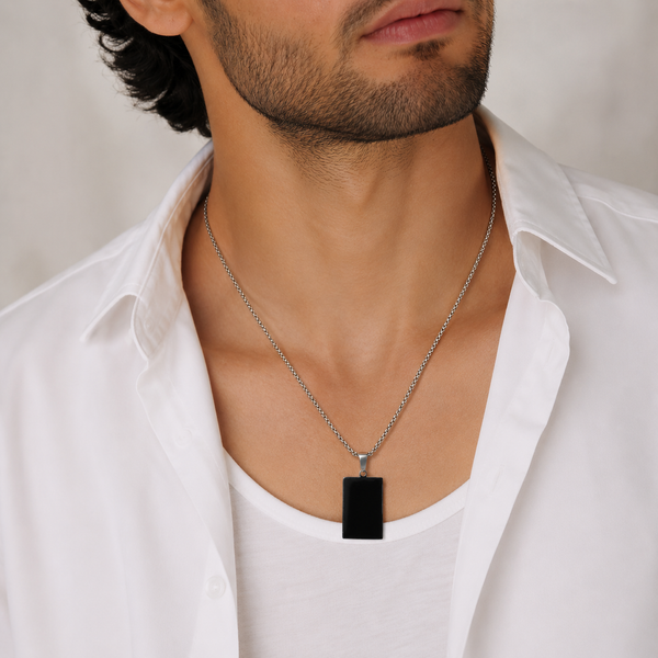Eclipse Bar Pendant Necklace