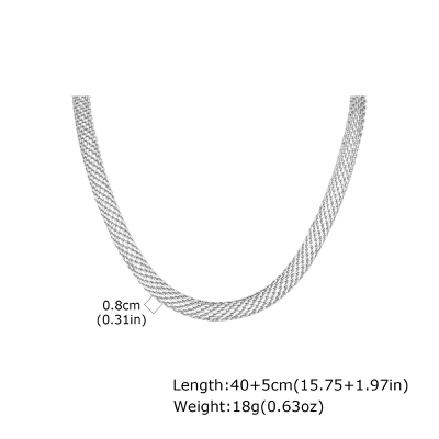 Titan Mesh Necklace | Salty