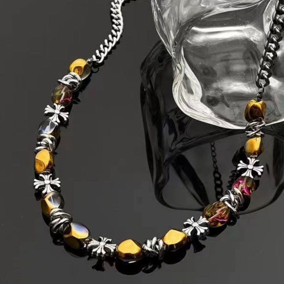 Mirage Beaded Chain Necklace | Salty