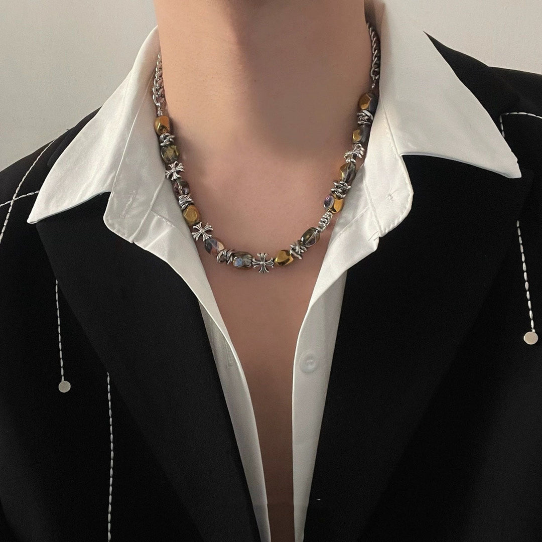 Mirage Beaded Chain Necklace | Salty