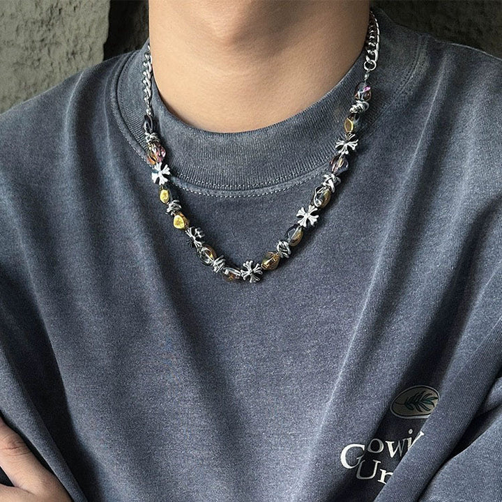 Mirage Beaded Chain Necklace | Salty