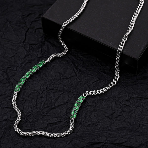 Echelon Emerald Chain Necklace