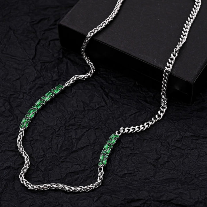 Echelon Emerald Chain Necklace