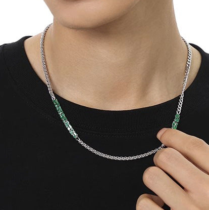 Echelon Emerald Chain Necklace | Salty
