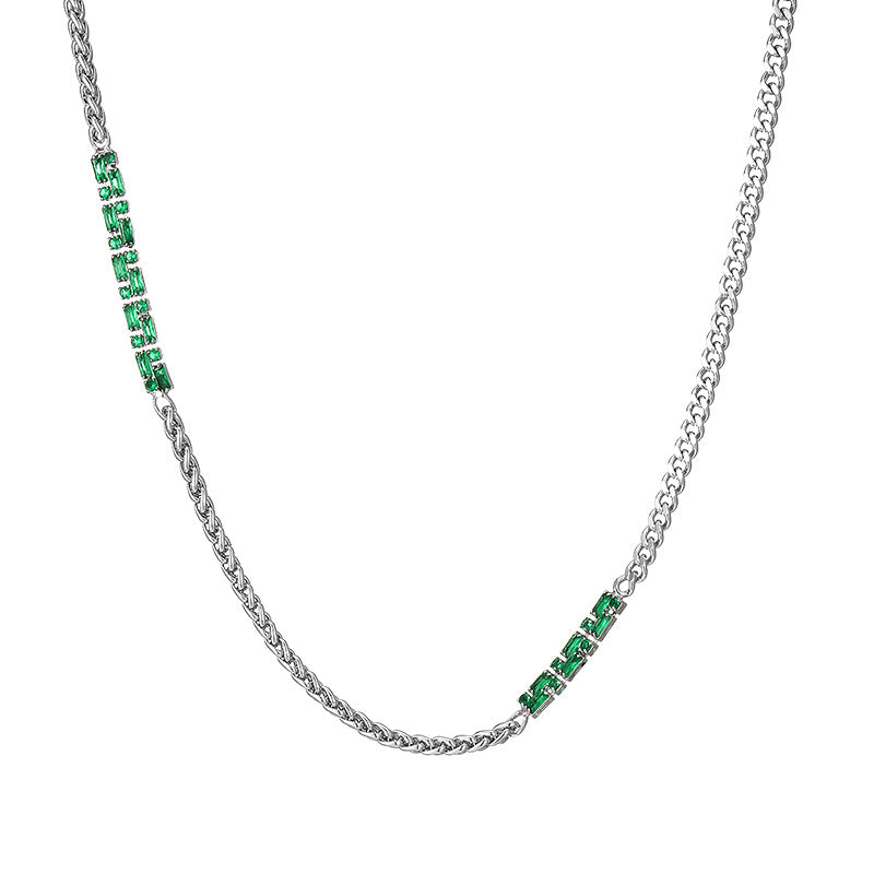 Echelon Emerald Chain Necklace | Salty