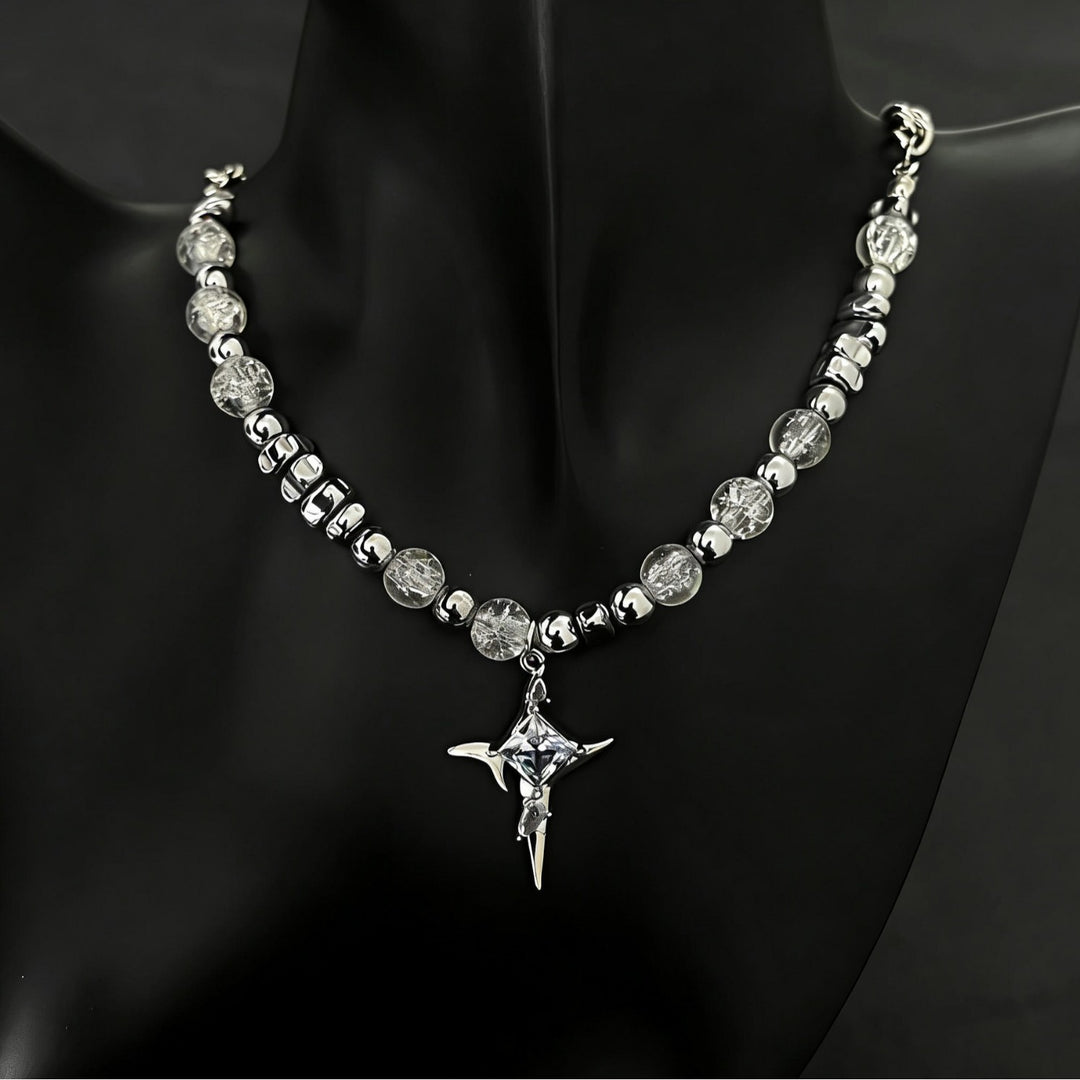 Aether Crystal Beaded Necklace