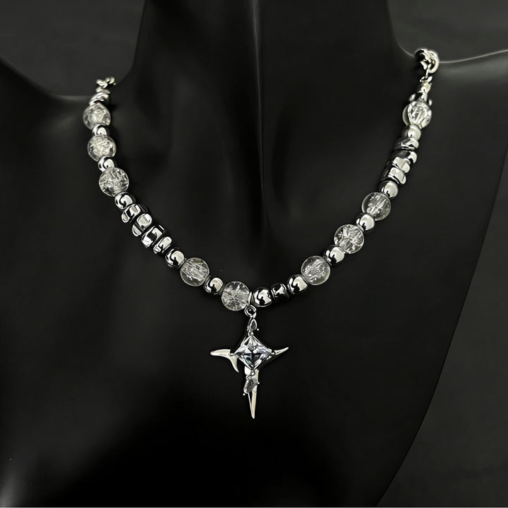 Aether Crystal Beaded Necklace