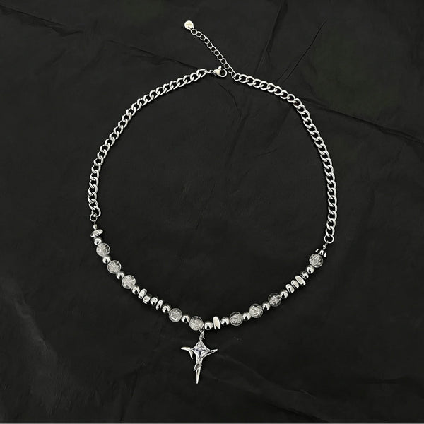 Aether Crystal Beaded Necklace