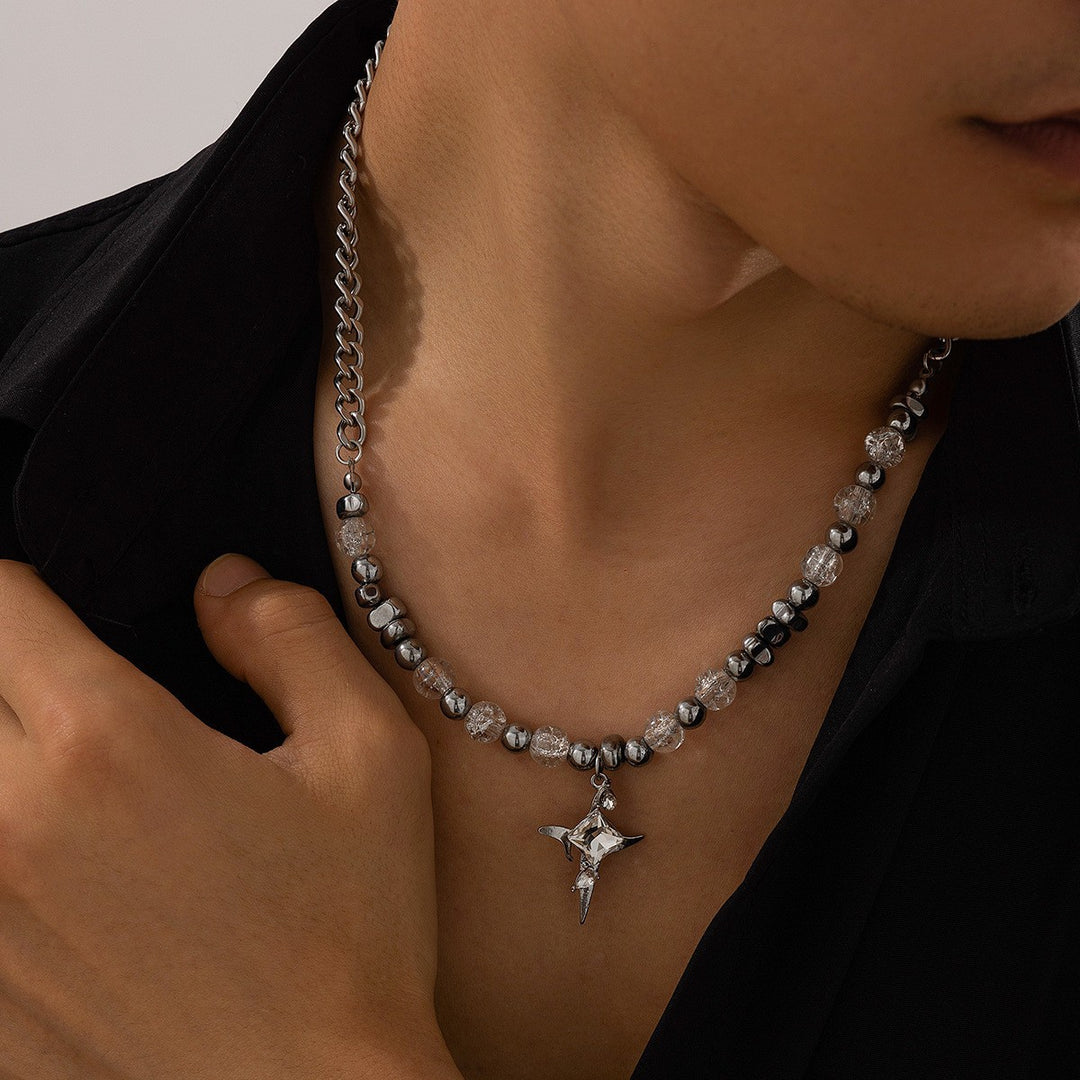 Aether Crystal Beaded Necklace