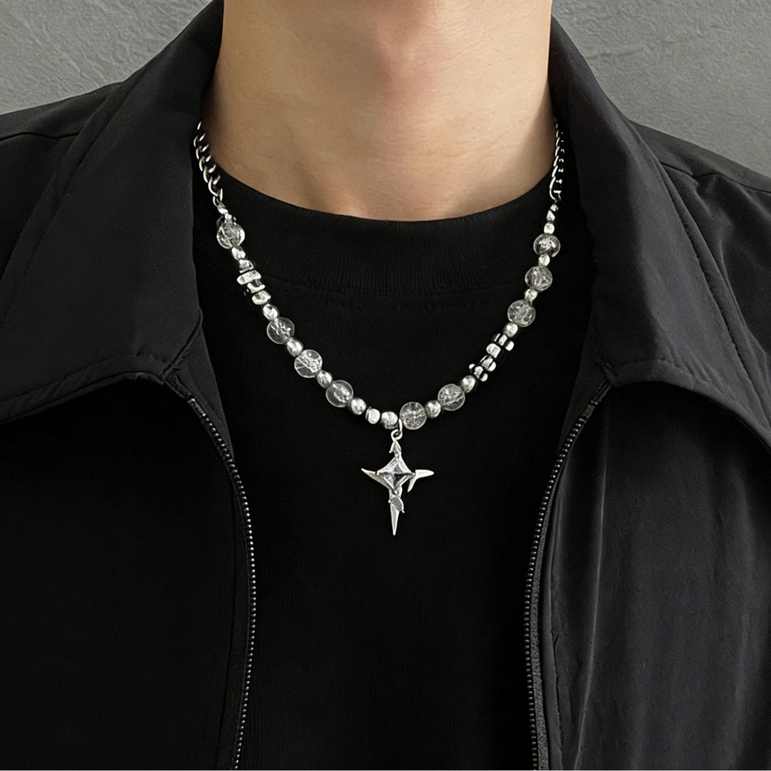 Aether Crystal Beaded Necklace