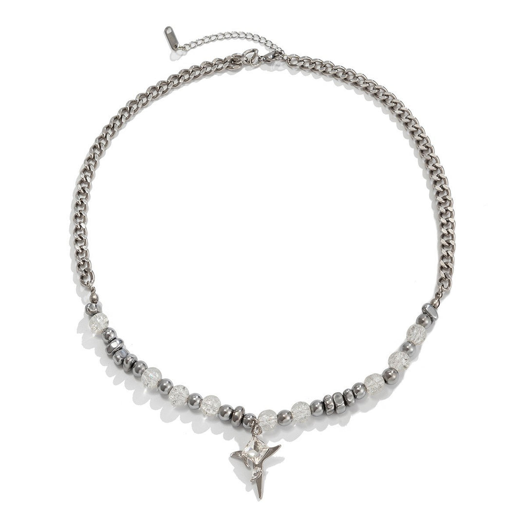 Aether Crystal Beaded Necklace