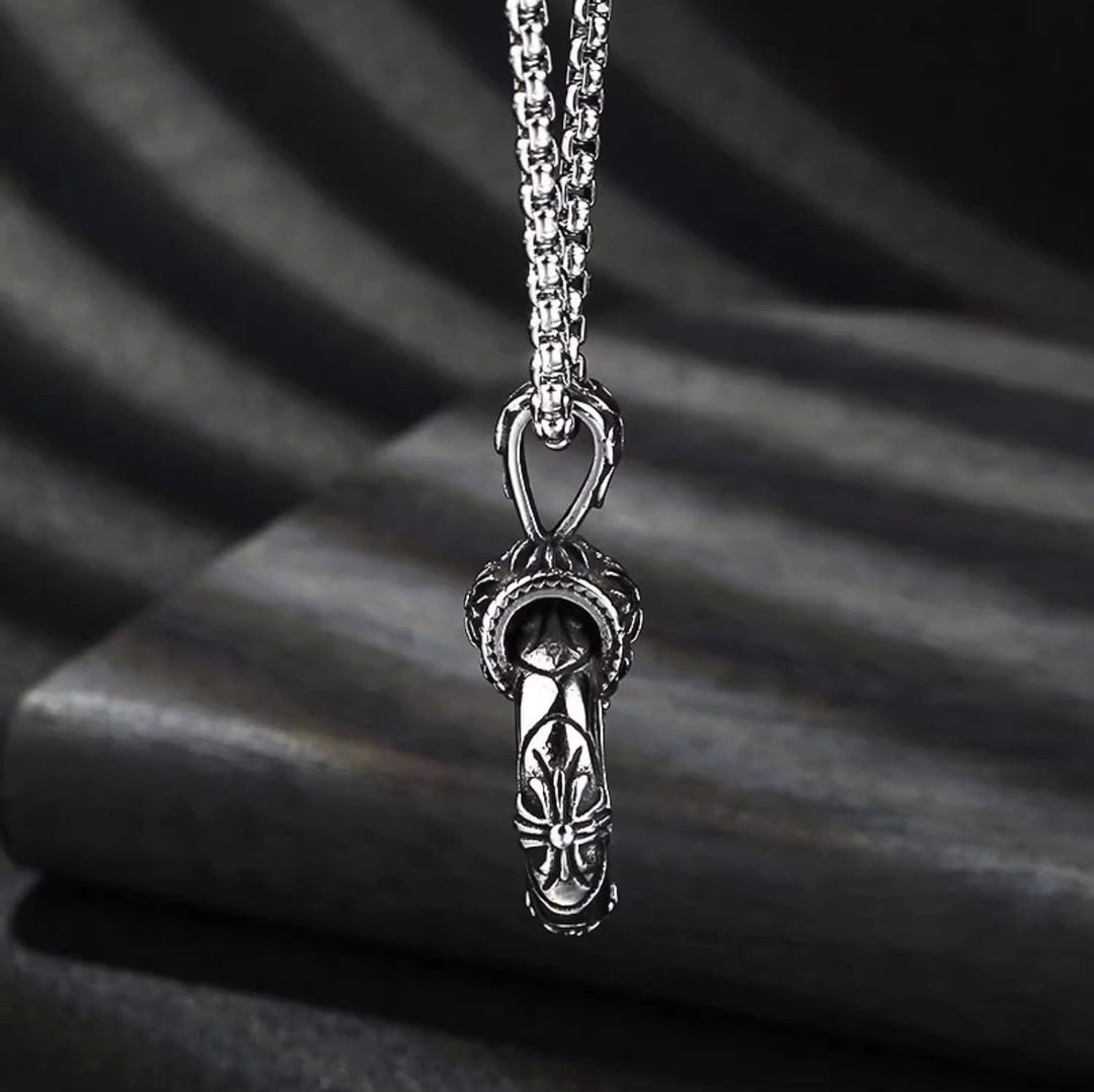 Eclipse Halo Pendant Necklace | Salty