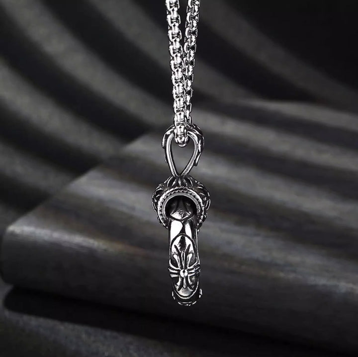 Eclipse Halo Pendant Necklace | Salty