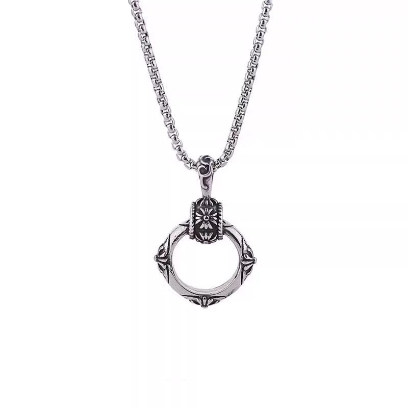 Eclipse Halo Pendant Necklace | Salty
