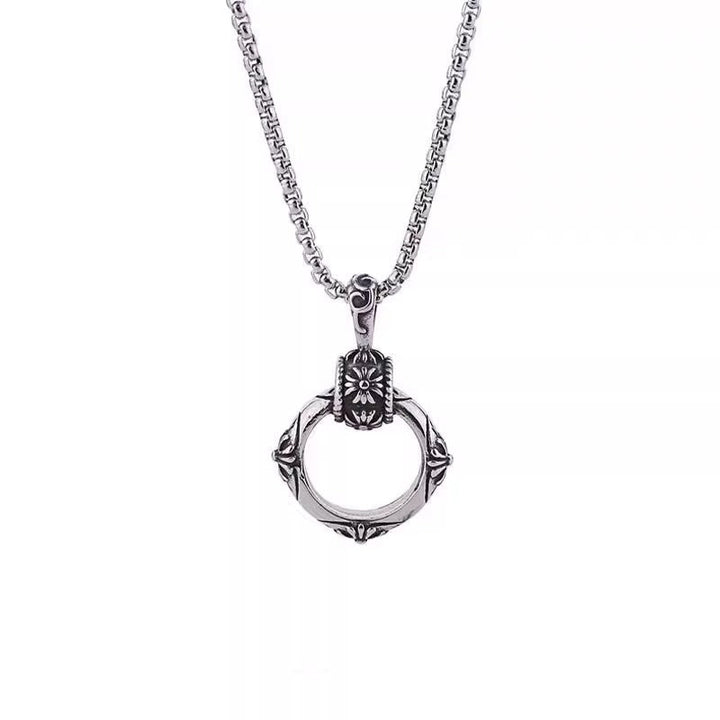 Eclipse Halo Pendant Necklace | Salty
