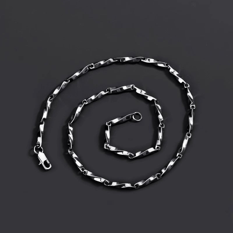 Gyre Twist Link Necklace | Salty