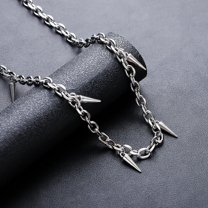 Rogue Spike Chain Necklace - Silver | Salty